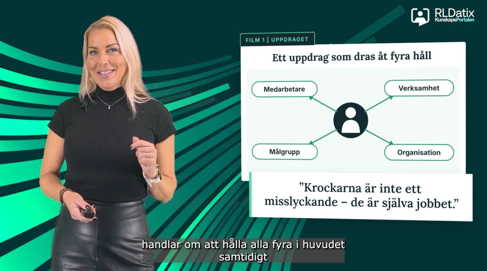 Ur filmserien Rollen som enhetschef inom vård och omsorg